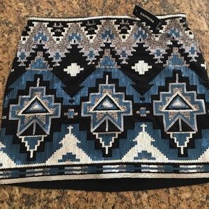 Express Sequins Mini Skirt